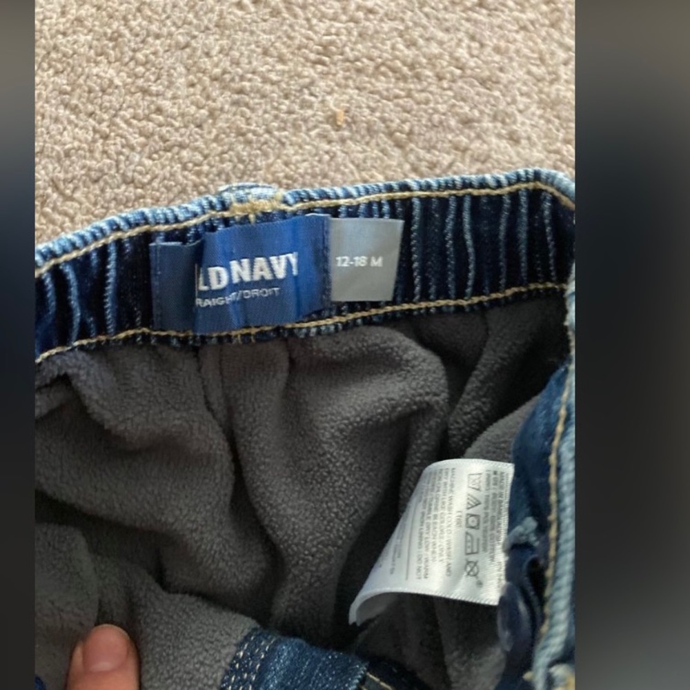 Insulated infant jeans